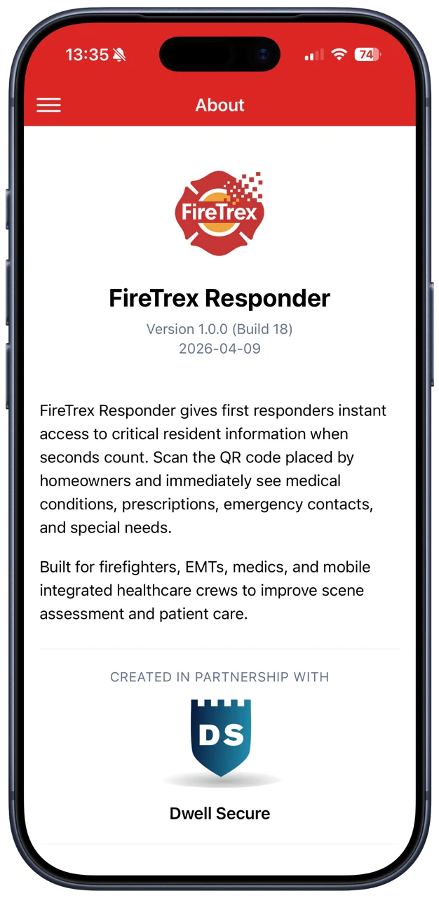 About FireTrex Responder, created in partnership with Dwell Secure